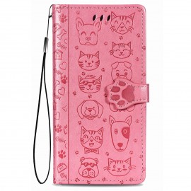 Case Cat-Dog Samsung A725 A72 rose