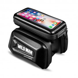 Universal bike phone holder WILDMAN E6S 1,2L 4"- 7" black