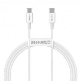 Cable Baseus Superior from Type-C to Type-C 100W 1.0m white CATYS-B02