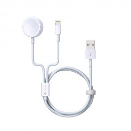 USB cable Devia Smart 2in1 Lightning+Apple Watch Wireless charger