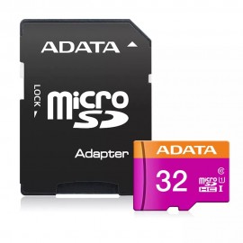 Memory card ADATA microSD 32GB (UHS-I Class 10) + SD adapter