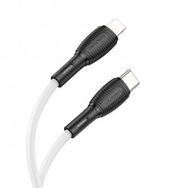 USB cable Borofone BX86 Advantage PD Type-C to Lightning 1.0m white