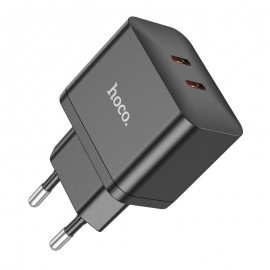 Charger Hoco N29 PD35W 2xType-C black