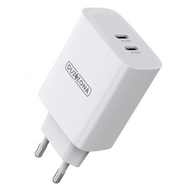 Charger DUZZONA T4 PD35W 2xType-C white