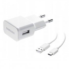 Charger Samsung EP-TA200NWE 15W + Type-C cable  white