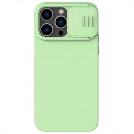Case Nillkin CamShield Silky Magnetic Silicone Apple iPhone 14 Pro Max light green
