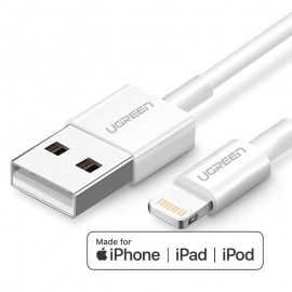 USB cable Ugreen US155 MFi USB to Lightning 2.4A 2.0m white