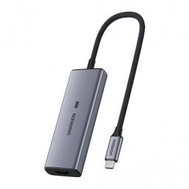 Adapter Ugreen CM500 USB-C to 3xUSB-A + HDMI 2.1 gray