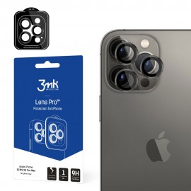 Tempered glass for camera 3mk Lens Pro Apple iPhone 15 Pro black