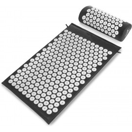 Acupressure massage mat with cushion MM-001 black