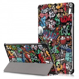 Case Reach Smart Leather Samsung X110/X115 Tab A9 8.7 graffiti