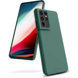 Case Mercury Silicone Case Samsung S926 S24 Plus dark green
