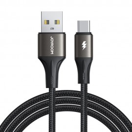 USB cable Joyroom SA25-AC3 USB to USB-C 3A 2.0m black