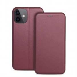 Case Book Elegance Samsung A556 A55 5G burgundy