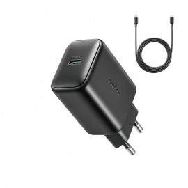 Charger Joyroom JR-TCF23 25W USB-C + USB-C to USB-C cable 1.0m black