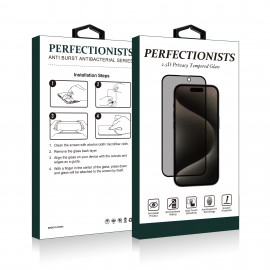 Tempered glass 2.5D Privacy Perfectionists Samsung S921 S24 black