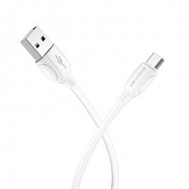 USB cable Borofone BX19 USB-A to MicroUSB 1.0m white