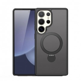 Case Dux Ducis Yind With Magnetic Stand for Samsung S938 S25 Ultra black