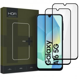 Tempered glass Hofi Glass Pro+ 2-Pack Samsung A165 A16 4G/A166 A16 5G black