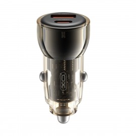Car charger XO CC60 USB-A/USB-C 60W black