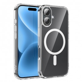 Case Hoco Magnetic Airbag Anti-Fall Protective Shell Apple iPhone 16 transparent