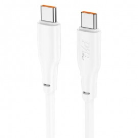 USB cable Hoco X93 100W USB-C to USB-C 2.0m white