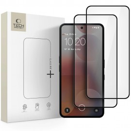 Tempered glass Tech-Protect Glass Fit+ 2-Pack Nothing Phone 3a/3a Pro black
