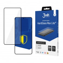 Tempered glass 3mk Hard Glass Max Lite Samsung S937 S25 Edge black