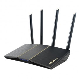 Wireless Router|ASUS|Wireless Router|Mesh|Wi-Fi 5|Wi-Fi 6|IEEE 802.11a/b/g|IEEE 802.11n|1 WAN|4x10/100/1000M|Number of antennas 4|RT-AX57