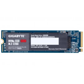 SSD|GIGABYTE|256GB|M.2|PCIE|NVMe|Write speed 1100 MBytes/sec|Read speed 1700 MBytes/sec|2.3mm|TBW 300 TB|MTBF 1500000 hours|GP-GSM2NE3256GNTD