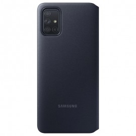 Samsung Galaxy A71 originaal ümbriskaaned S View Wallet Case, EF-EA715PBEGEU must (Black)
