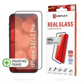 Apple iPhone 12/12 Pro Full Cover 3D Screen Glass By Displex Black