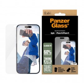 Apple iPhone 15/ iPhone 16 Classic Fit Glass by PanzerGlass