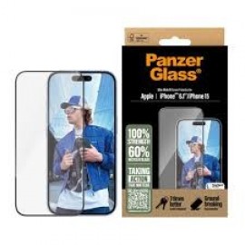 Apple iPhone 15/ iPhone 16 Ultra Wide Fit Glass by PanzerGlass