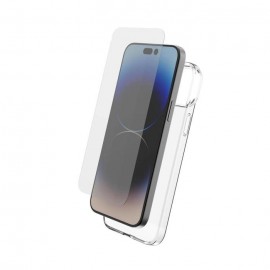 Apple iPhone 15 Plus Pack Soft Cover+2D Screen Glass By My Way Transparent