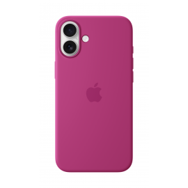 Apple iPhone 16 Plus Silicone Case with MagSafe Fuchsia