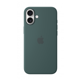 Apple iPhone 16 Plus Silicone Case with MagSafe Lake Green