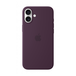 Apple iPhone 16 Plus Silicone Case with MagSafe Plum