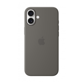 Apple iPhone 16 Plus Silicone Case with MagSafe Stone Gray