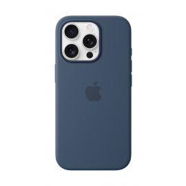 Apple iPhone 16 Pro Silicone Case with MagSafe Denim