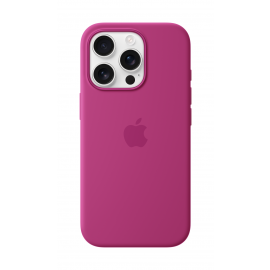 Apple iPhone 16 Pro Silicone Case with MagSafe Fuchsia