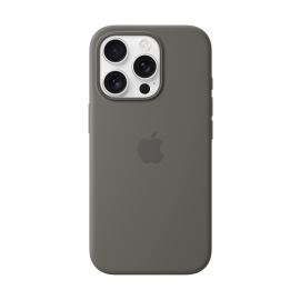 Apple iPhone 16 Pro Silicone Case with MagSafe Stone Gray