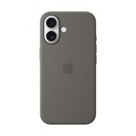 Apple iPhone 16 Silicone Case with MagSafe Stone Gray