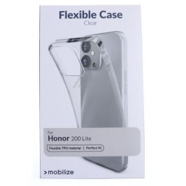Honor 200 Lite mobiili silikoon tagakaas, läbipaistev