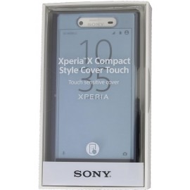 Sony Xperia X Compact originaal kaaned Style Cover Touch, sinine (SCTF20)