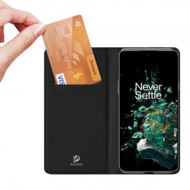 Ümbris OnePlus 10T must/Case For OnePlus 10T / OnePlus Ace Pro Cover Flip Card Wallet Stand Black