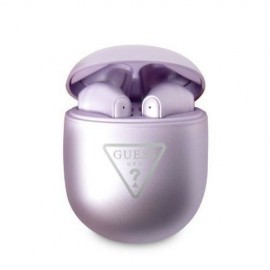Bluetoothi kõrvaklapid Guess + dokkimisjaam lilla/Bluetooth headphones Guess + docking station purple