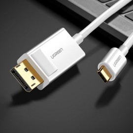 USB Type-C  Display Port 4K 1,5 m adapterkaabel valge