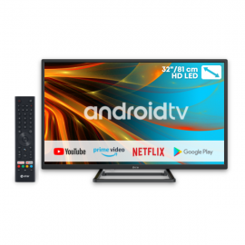  Android TV Teler 32"/82cm Smart 2K HD LED eSTAR TV32A1T2  Black