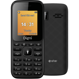 eSTAR Digni Mini Phone Dual SIM Black  Black